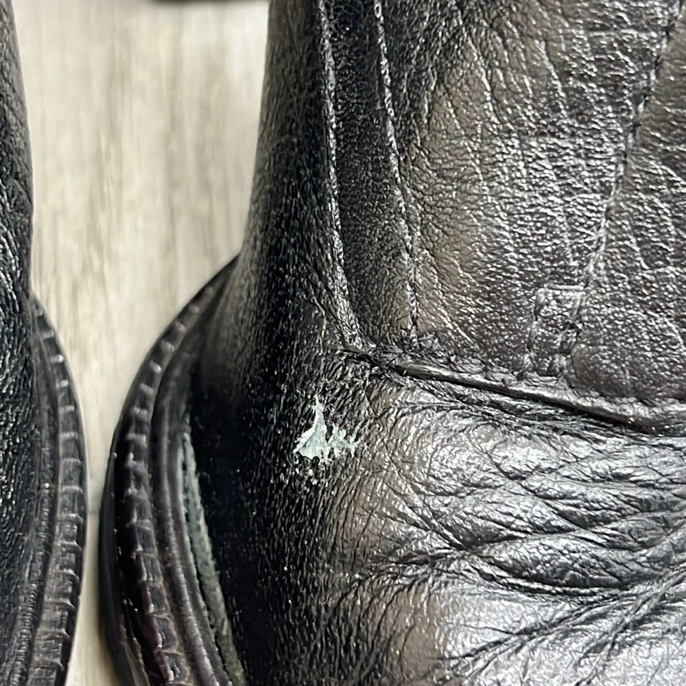 Tory Burch Jaden Strap Buckle Stack Heel Boots